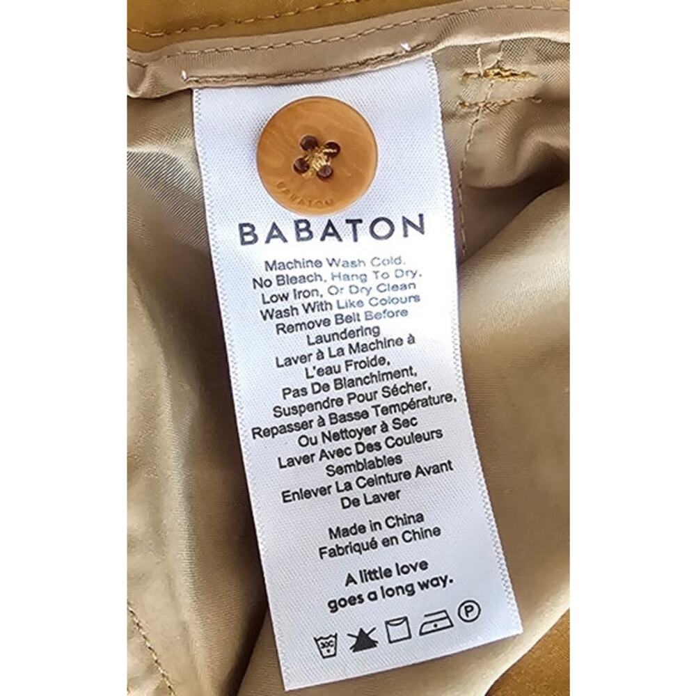 Babaton Zayden Belted  Pant Trouser Straight Leg Ankle Womens Sz 4 - Picture 7 of 11